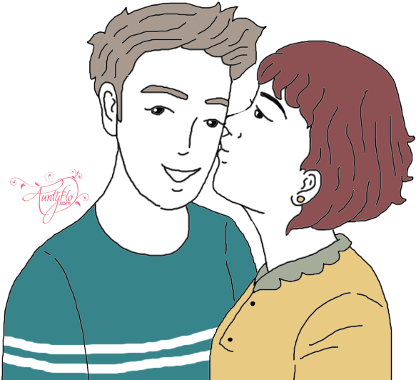 To Kiss An Old Person Who Is A Stranger Denotes That - Kiss (600x600)