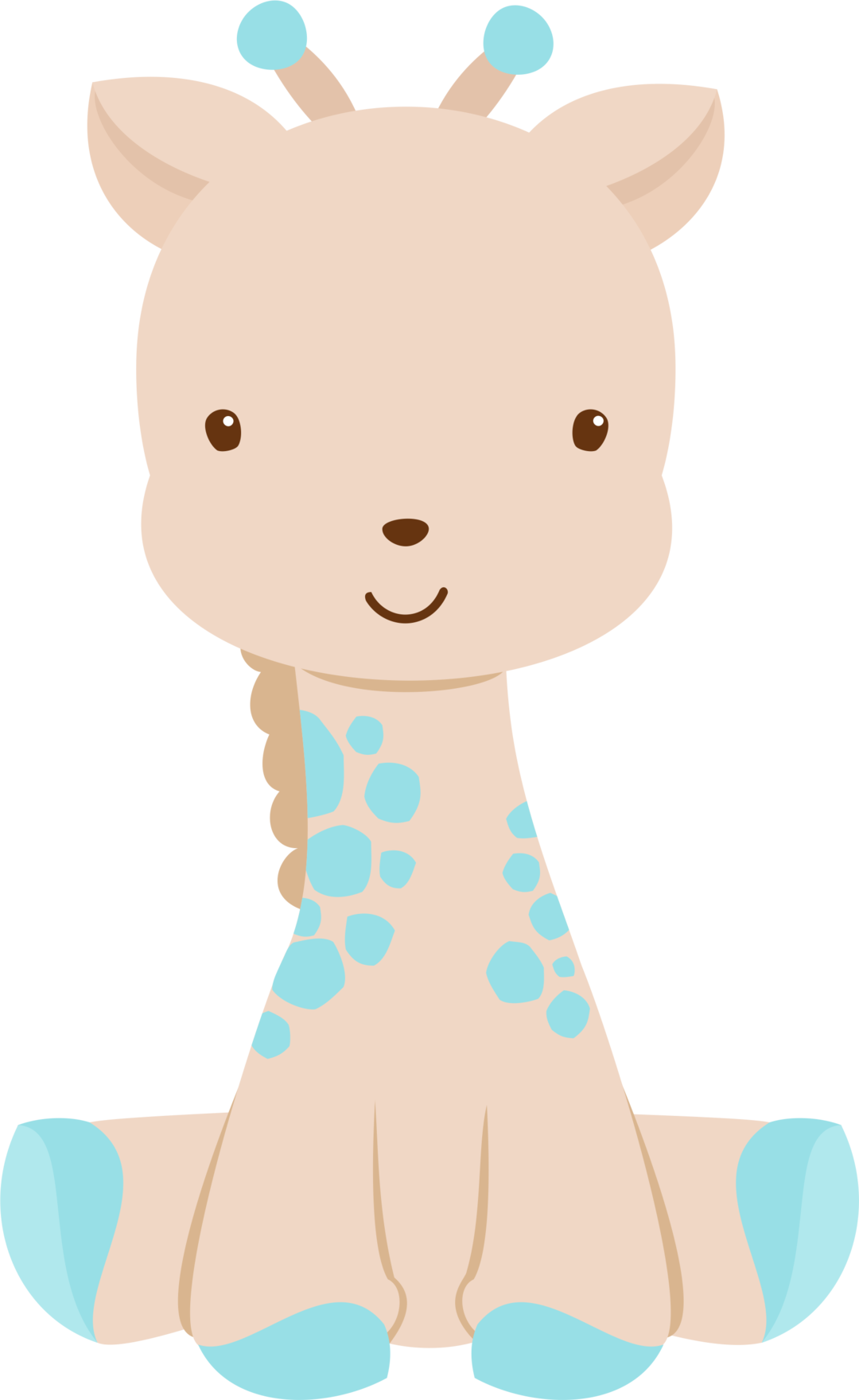 Ver Todas Las Imágenes De La Carpeta Png - Girafa Desenho Azul Png (1080x1760)