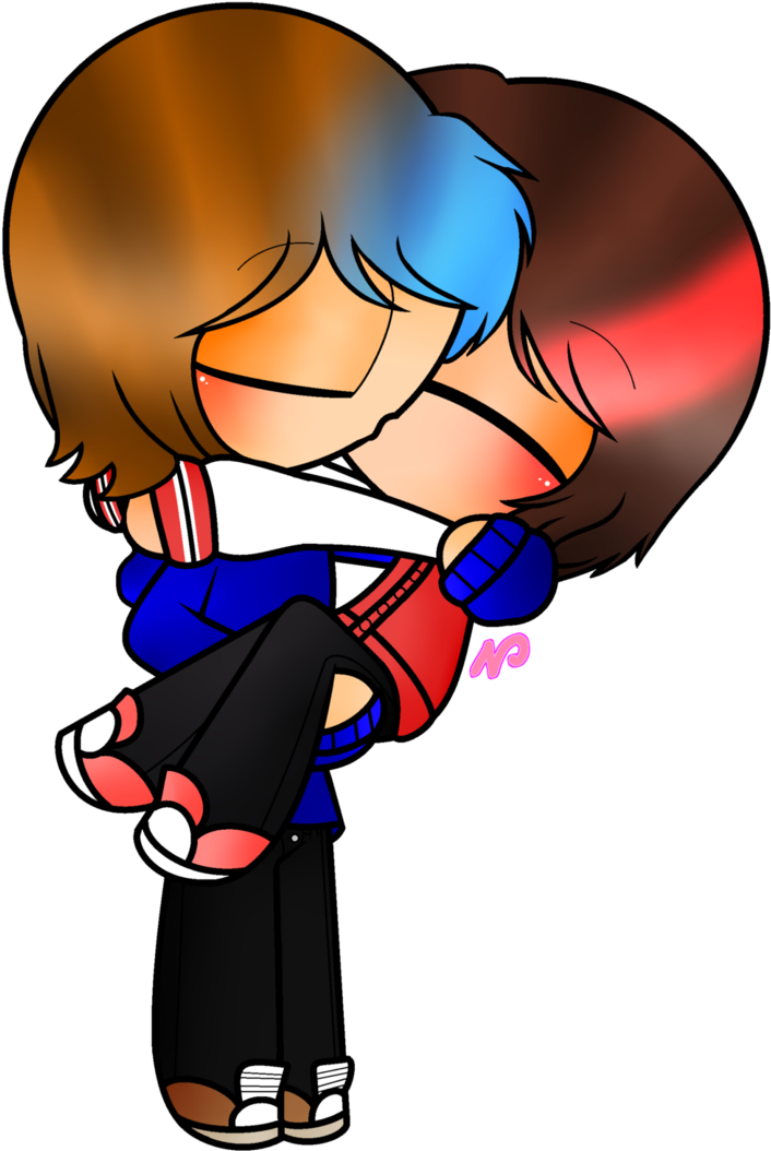 ~go On And Kiss Dat Boy By Nini The Inkling - Cartoon (737x1083)