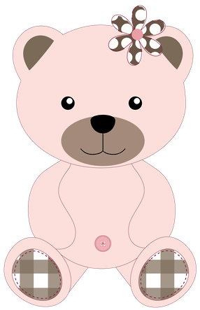 Dibujos Para Bebes - Pink Teddy Bear Clip Art (286x443)