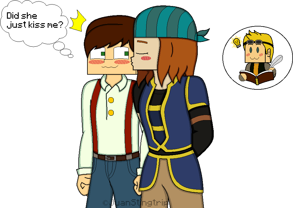 Kiss On The Cheek By Juanstingtrip - Kiss (1024x709)