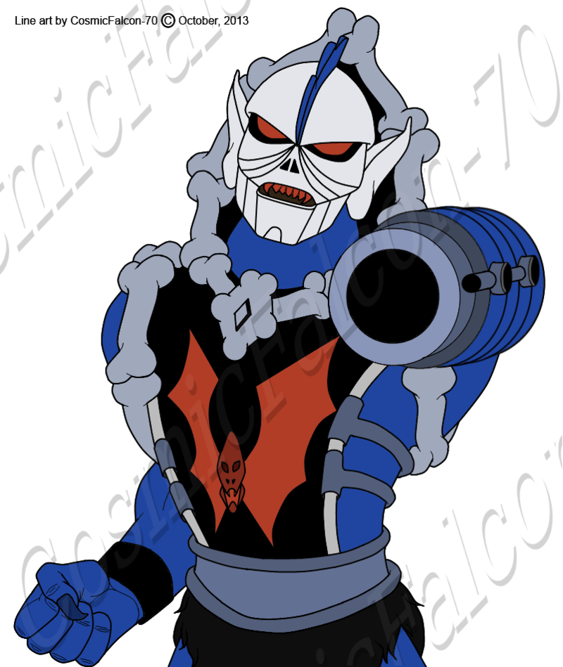 Hordak Colored By Cosmicfalcon-70 - Hordak Cartoon (800x949)