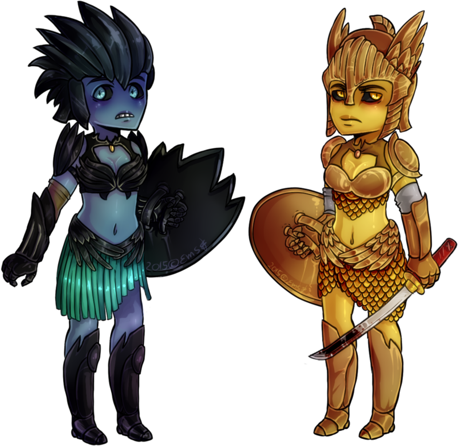 Dark Seducer And Golden Saint By Hagyr - Oblivion Golden Saint Or Dark Seducer (907x880)