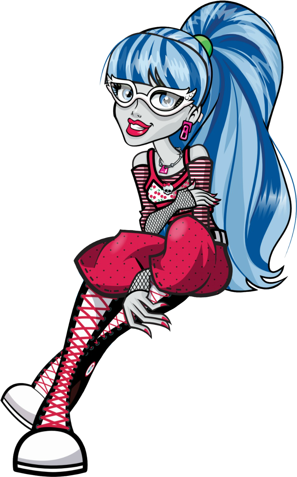 New Profile Art - Monster High Ghoulia Yelps Ponytail (985x1573)