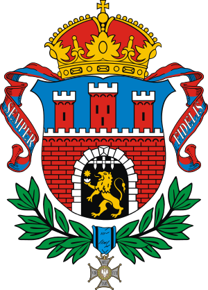 Grand Coat Of Arms Of Lwów, Showing The Motto - Герби Львова (344x480)