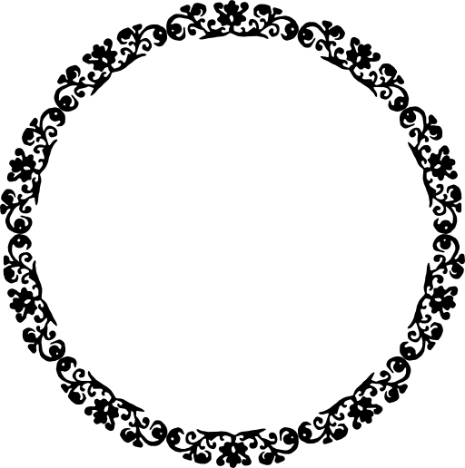 Decorative Frame - Circle Text Box Transparent (512x516)