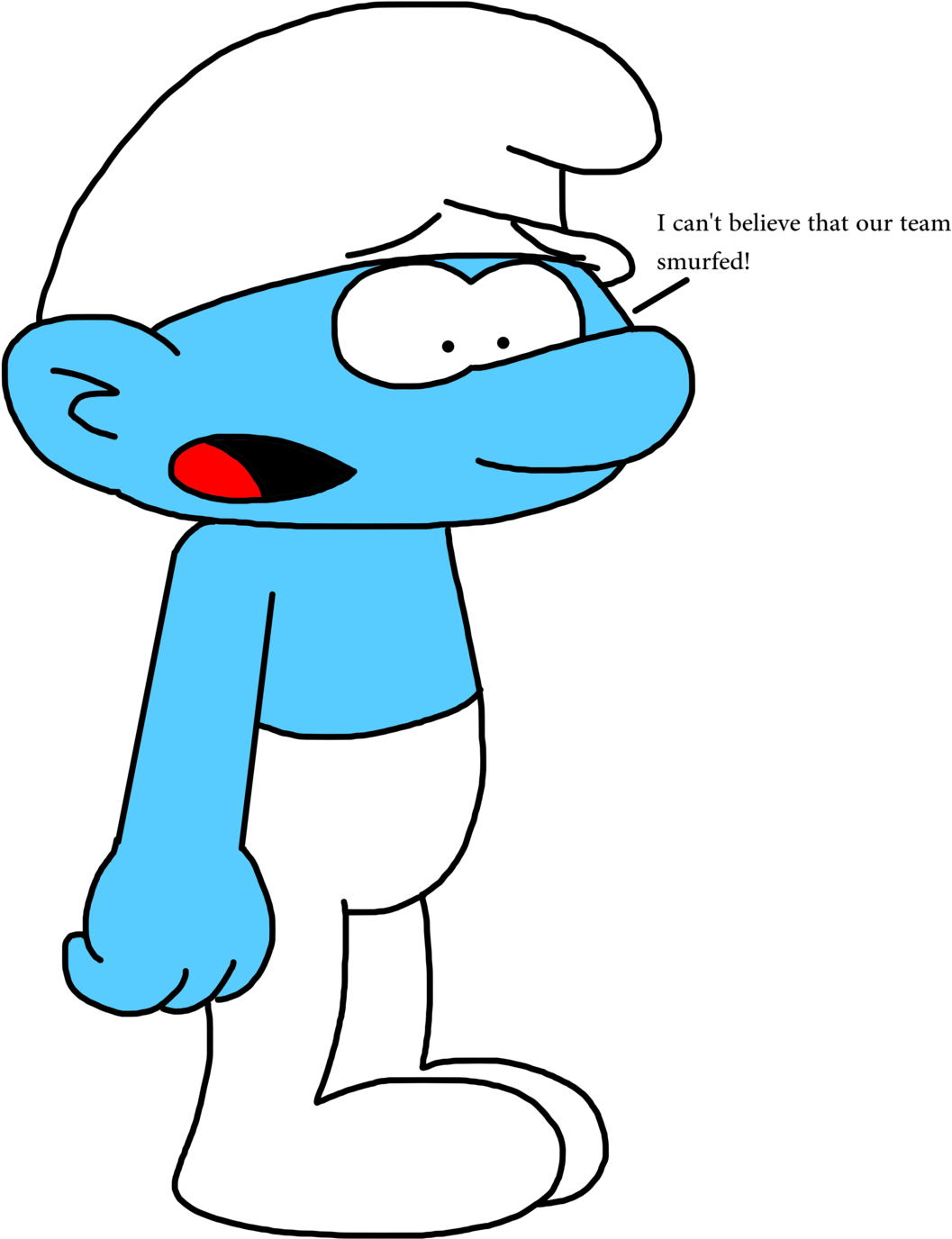 The Smurfs Drawing Smurfette Cartoon - The Smurfs Drawing Smurfette Cartoon (1600x1600)