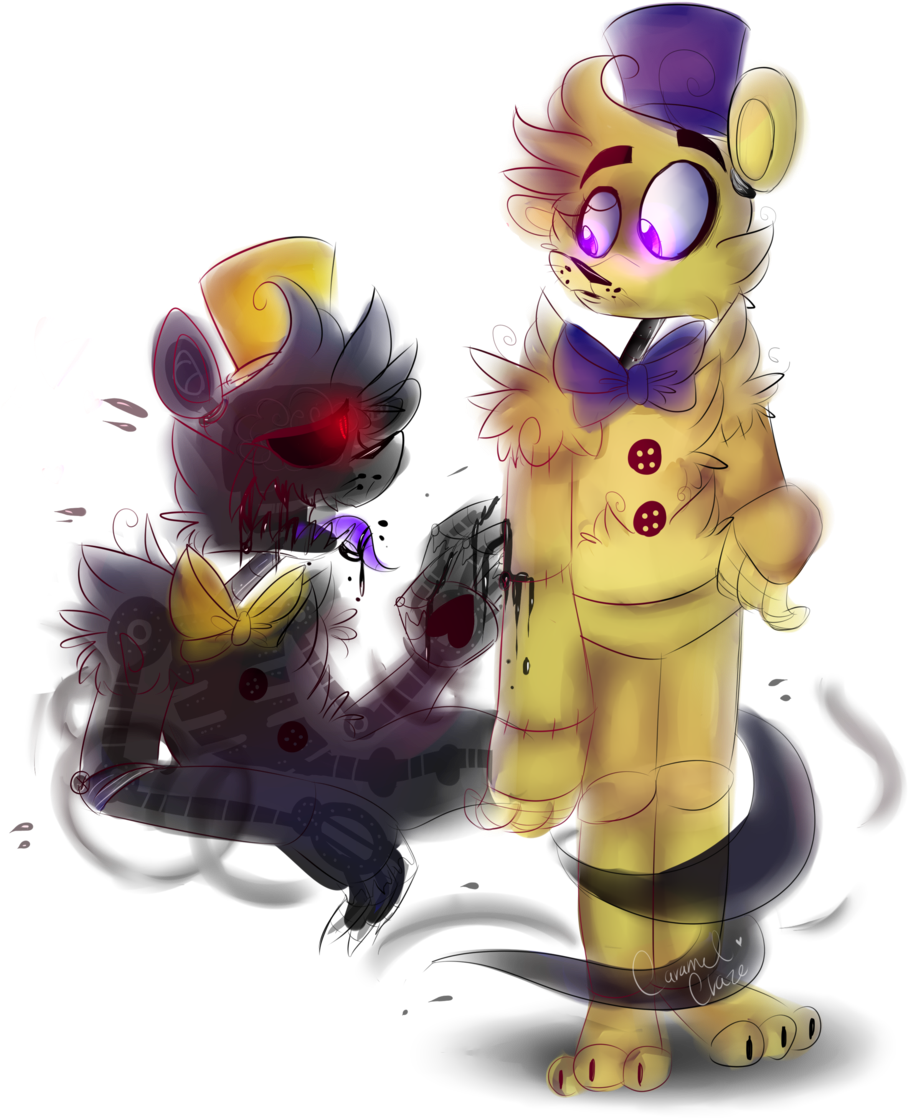 Fredbear's Dark Vile Nightmare - Nightmare X Nightmare Fredbear (1024x1142)