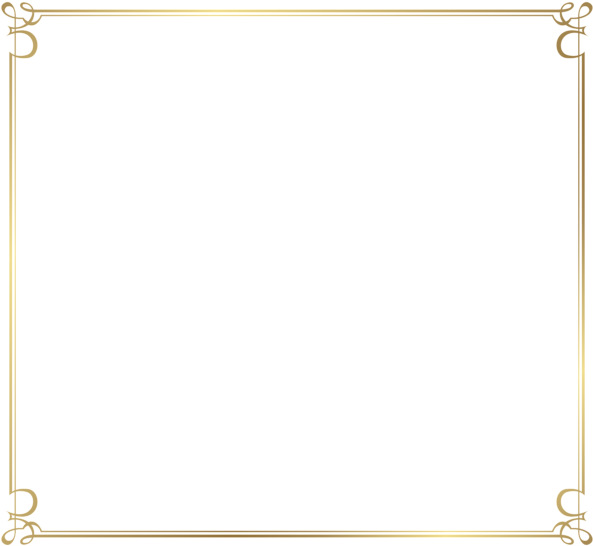 Decorative Frame Border Png Image - Decorative Frame Border Png (600x551)
