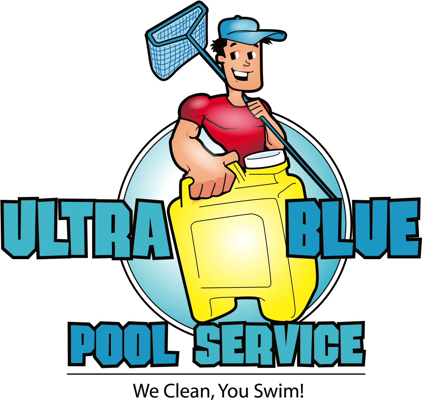Palm Beach County Pool Service Experts - Cartoon (1707x1536)