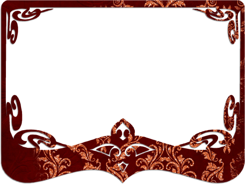 Frame Red Decorative Border Flourish Scrap - Urdu Poetry Of Mir Taqi Mir (956x720)