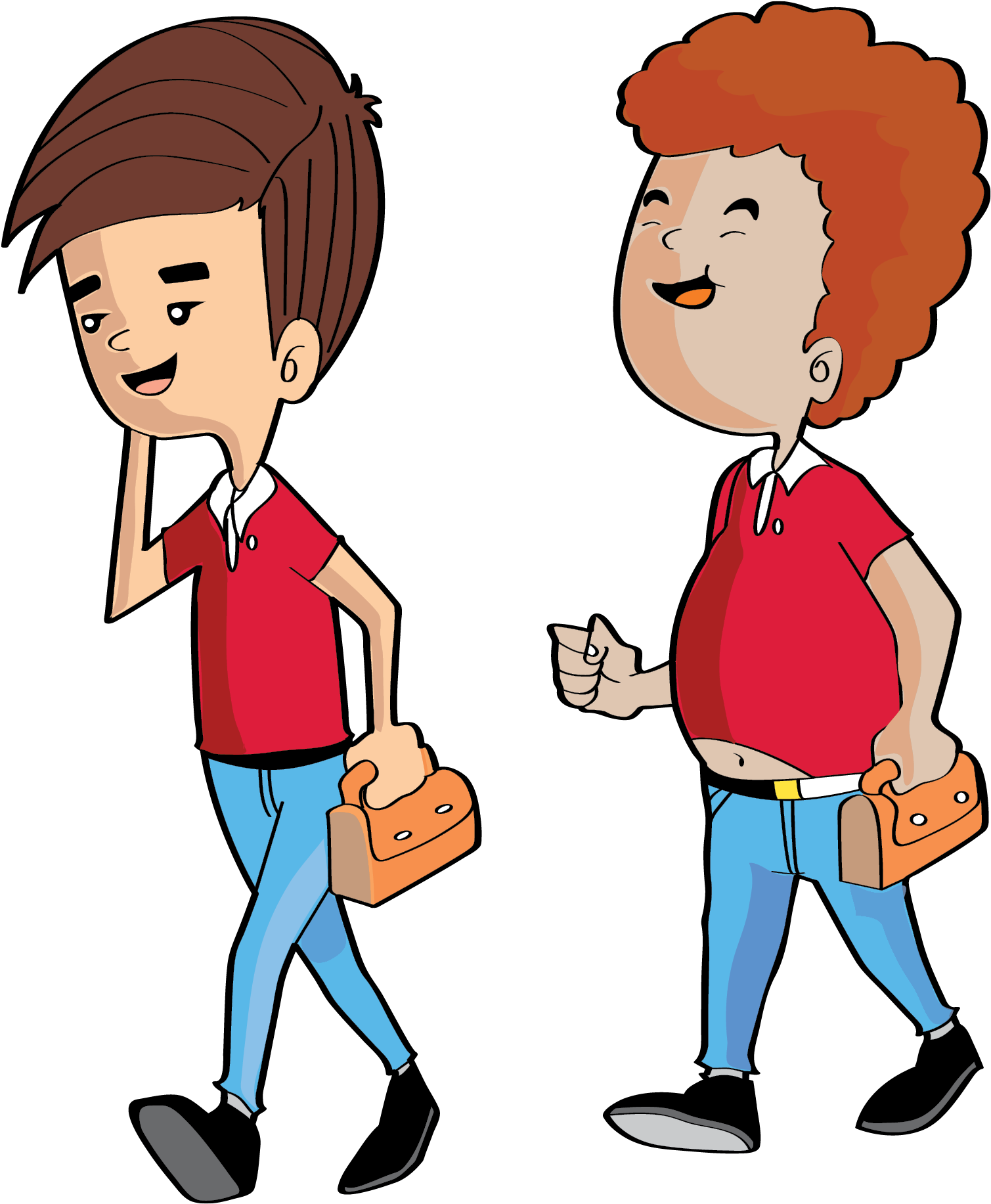 Self Care Responsibility Personas Animadas Caminando Png 1809x1939 Png Clipart Download