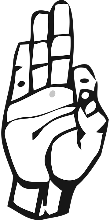 I Have Been Involved In Deaf Community For More Than - Sign Language Letter F (360x720)