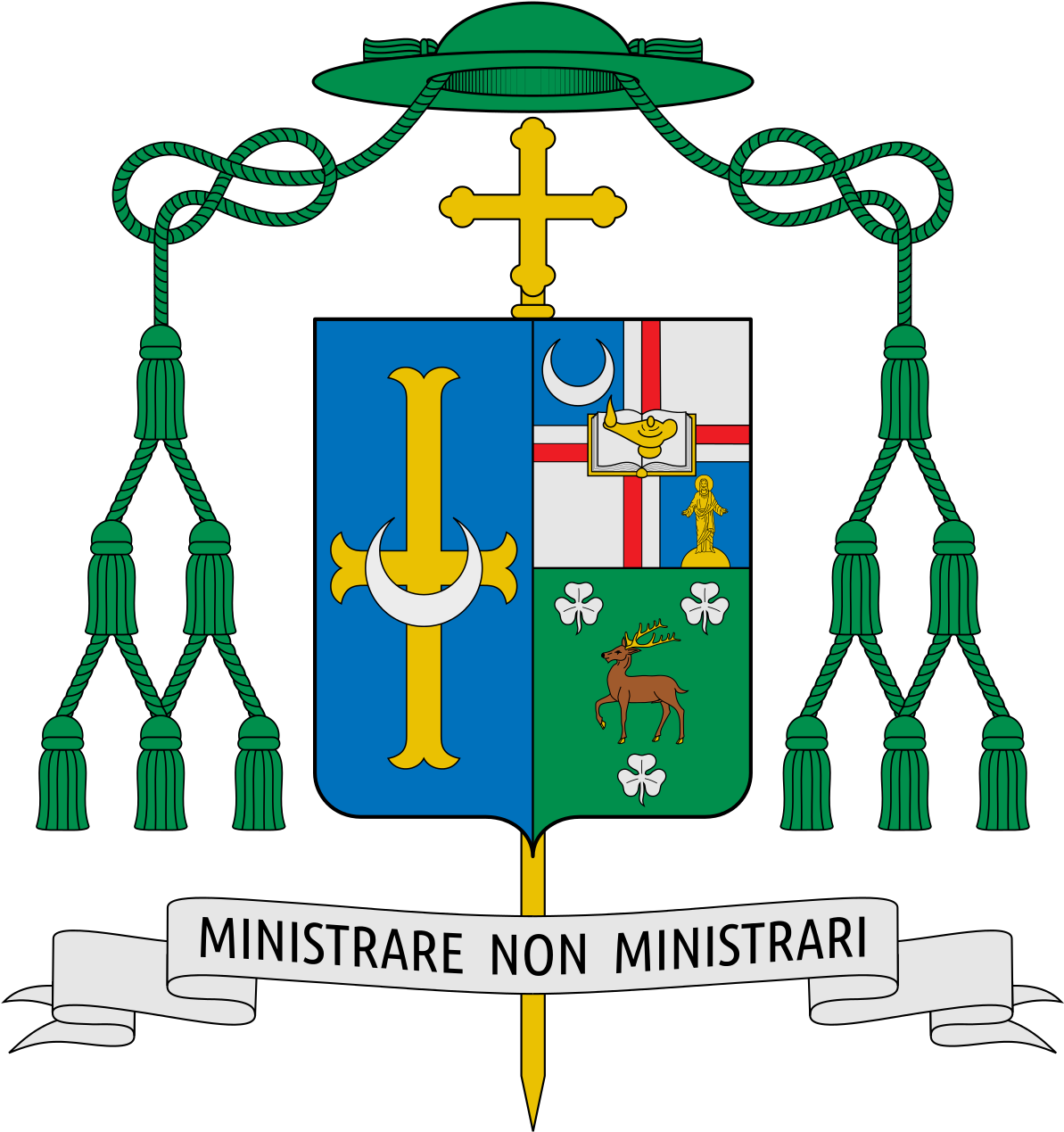 Coat Of Arms Of Anthony Sablan Apuron - Bishop Sylvester Ryan Coat Of Arms (1200x1279)