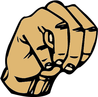 Enter Your Name In The Box Below And Then Press Go - Letter M Hand Sign (450x450)