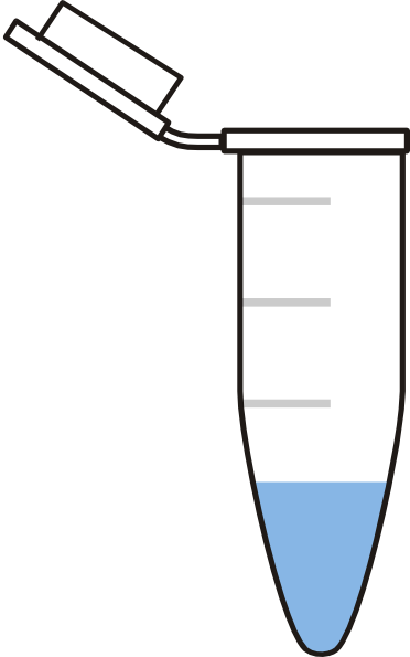 1ml Eppendorf Tube Clip Art At Clker - Eppendorf Tube Png (372x595)