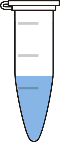 Closed Eppendorf Tube White Clip Art At Clker - Eppendorf Tube Icon (252x596)