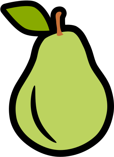 Icono Pera, Fruta - Pera Png (1024x1024)