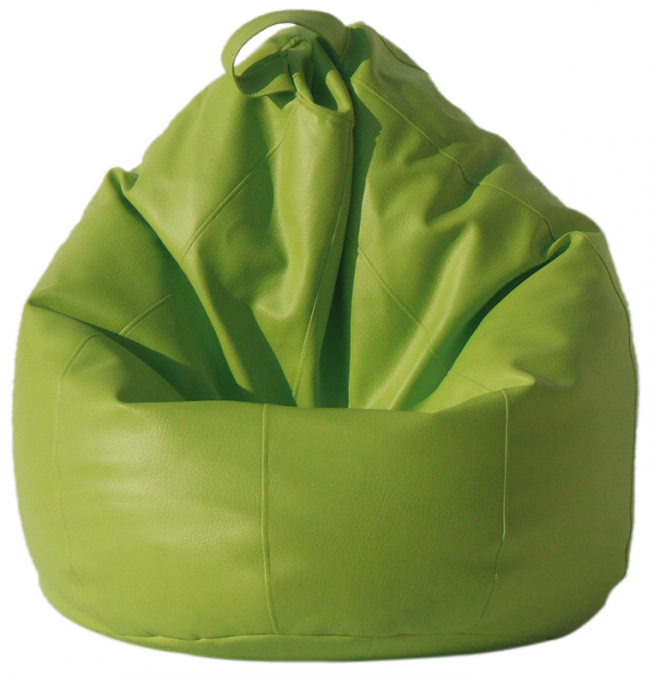 Puff Verde Puff Modelo Pera Verde - Puffs Asientos Png (600x620)