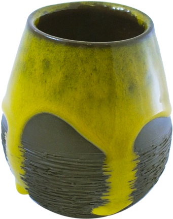 Gourd Ceramic Pera Yellow - Vase (500x500)