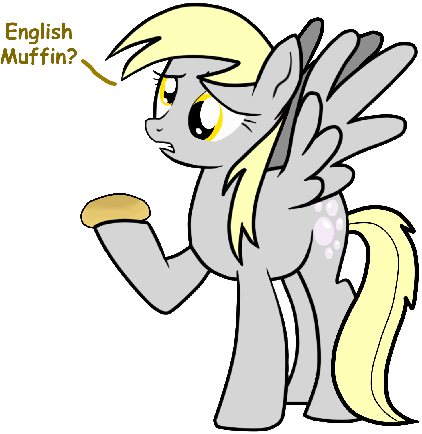 Drawn Muffin English Muffin - Cartoon (1600x1625)