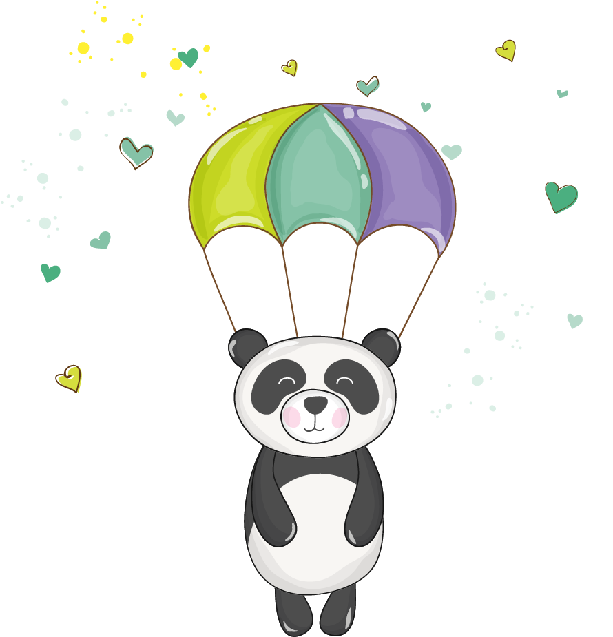 Giant Panda Bear Baby Shower Clip Art - Giant Panda Bear Baby Shower Clip Art (945x945)