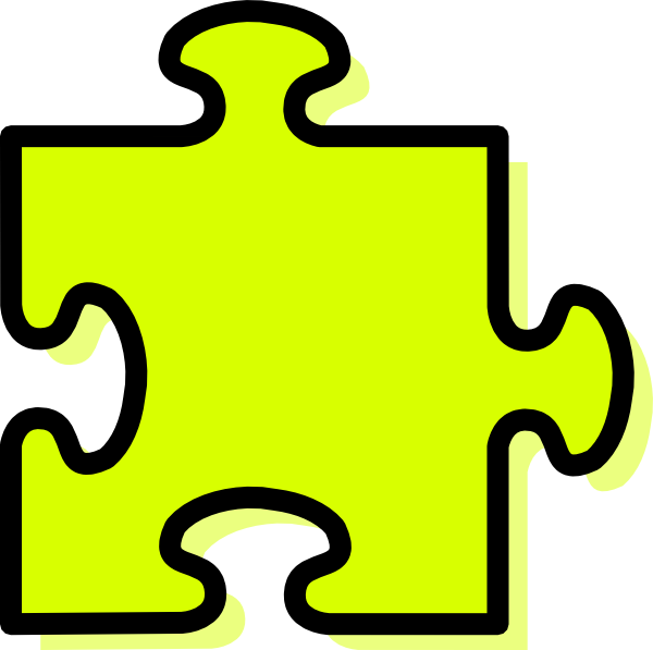 Jigsaw Piece Clipart (600x597)