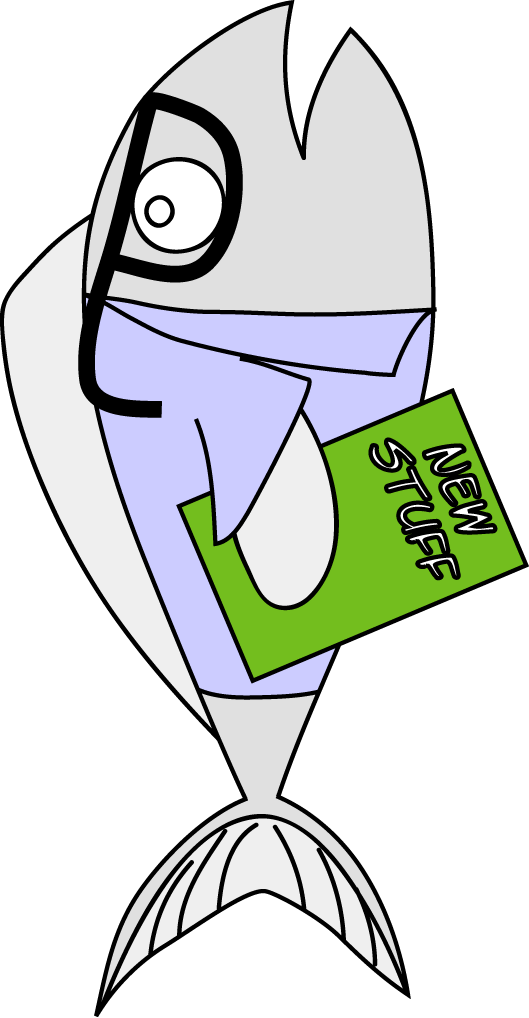 Nerd Fish By Belugatoons - Nerd Fish By Belugatoons (529x1018)