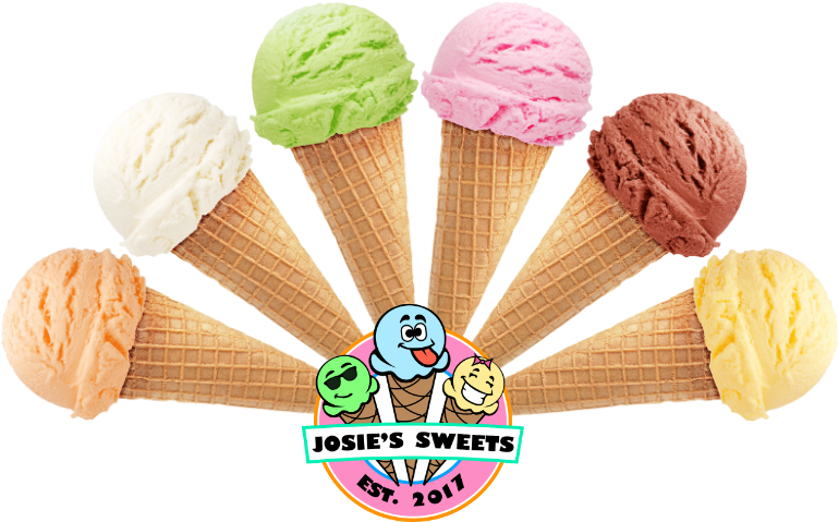 Josie's Sweets Is A Family-friendly, Old Fashioned - Ice Cream Cone Png (828x650)