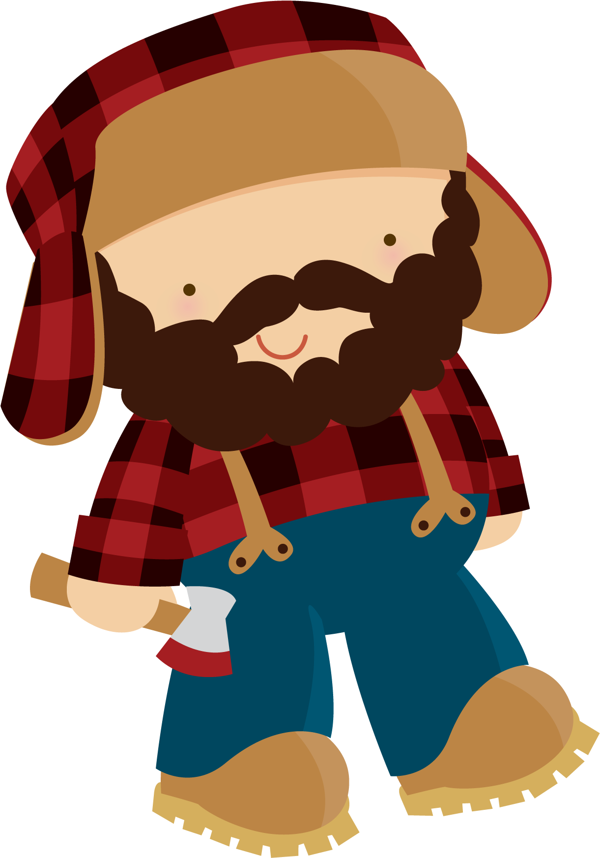 Red Party, Party Printables, Clip Art, Party Ideas, - Little Red Riding Hood Woodcutter Clipart (1462x1831)