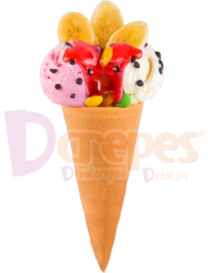 One Scoop Two Or Three Create Your Own Personalized - Crêpe (424x577)