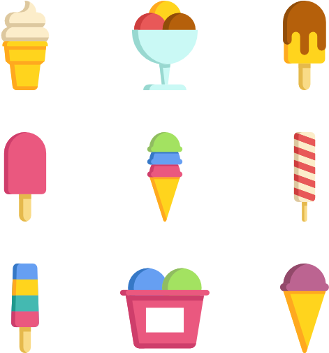 Ice Cream Icons - Ice Cream Icon Vector (600x564)