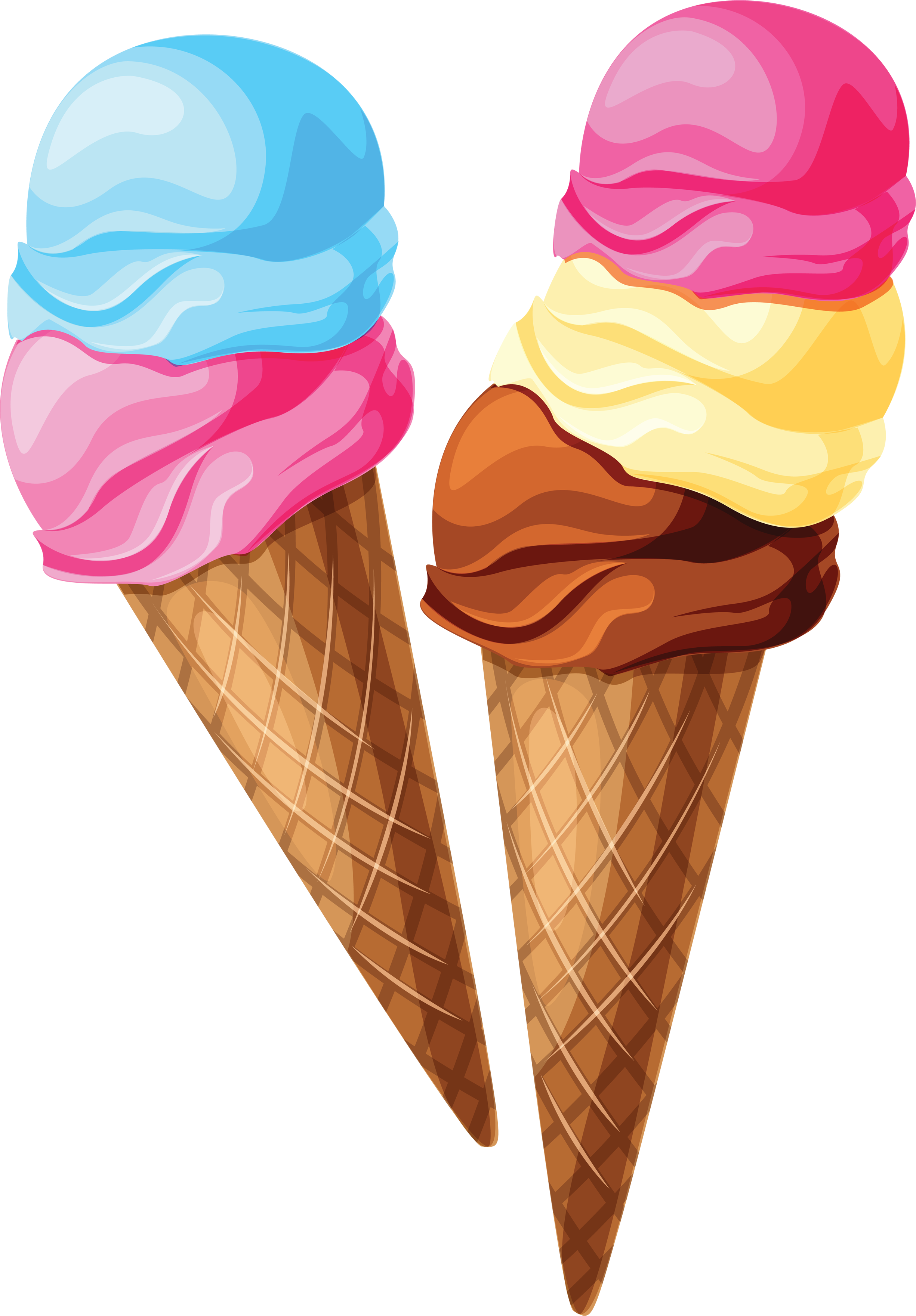 Ice Cream Sandwich Clip Art - Ice Cream Clipart Png (2451x3523)