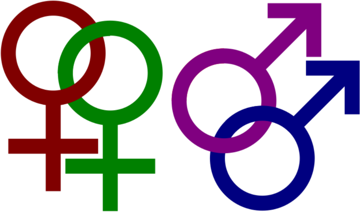 Gender Symbols For Homosexuality - Homosexuality Symbols (1300x781)