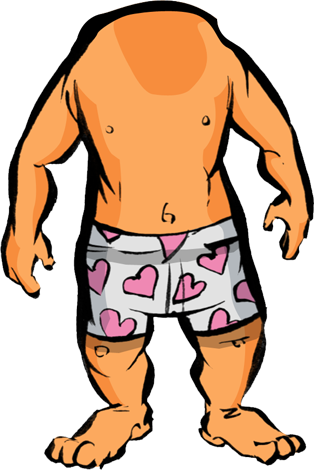 Torso - Cartoon Torso (314x470)