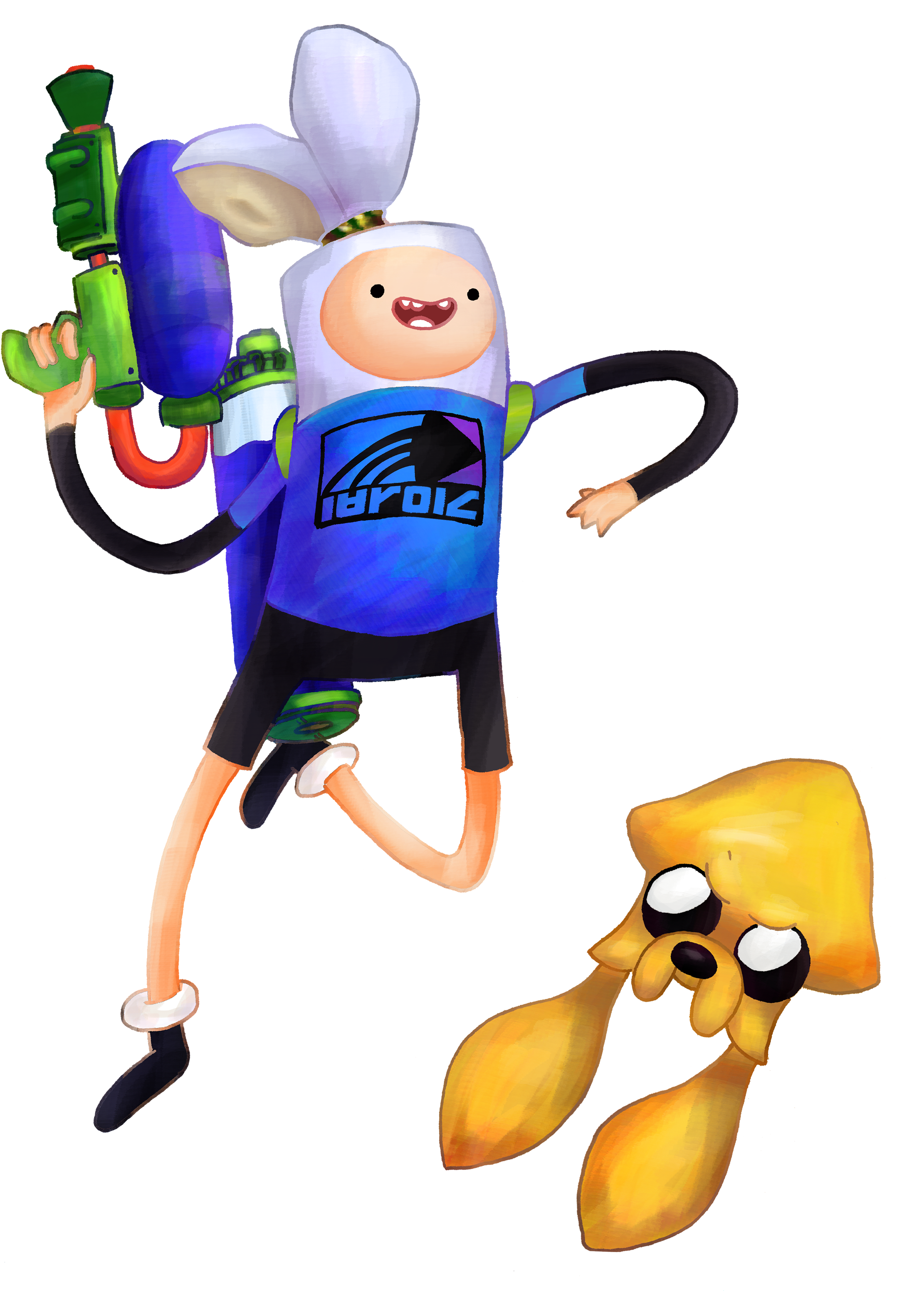 Finn The Inkling - Sleeveless Shirt (2550x3509)