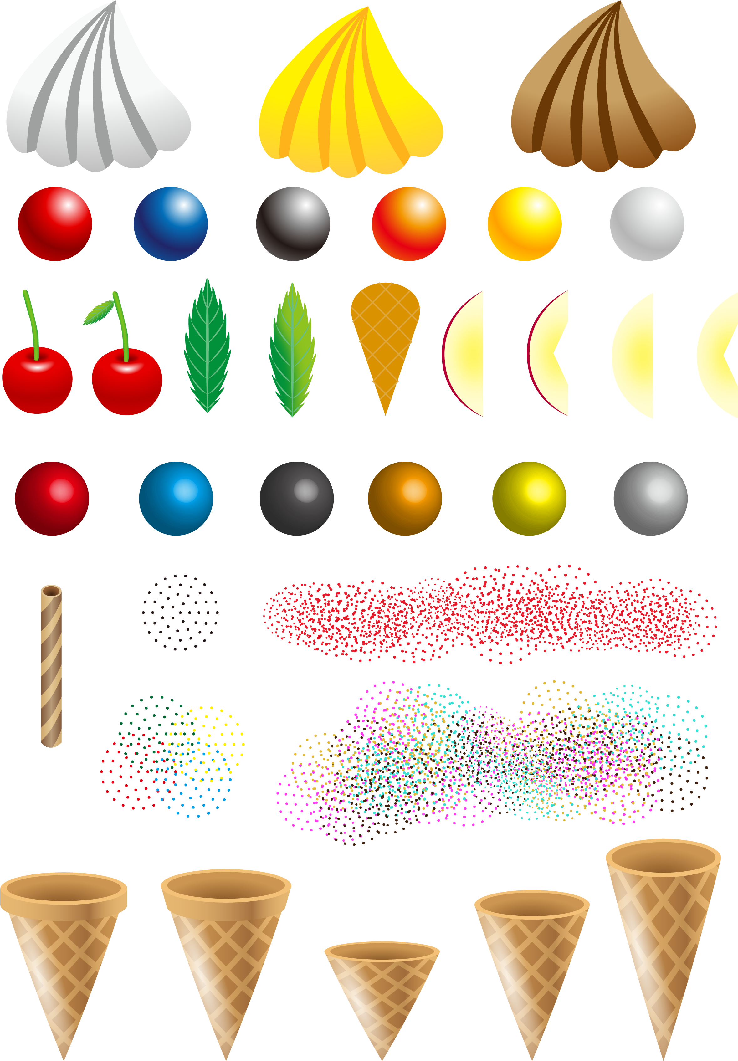 Ice Cream Decoration By Hong Hui Lin Shenmu - Ice Cream Decoration By Hong Hui Lin Shenmu (2480x3510)