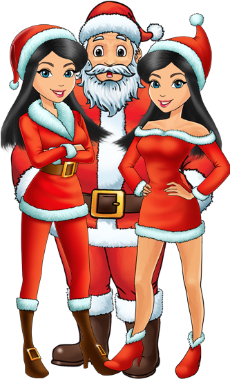 It's Christmas Day For Mascot Creator - Cartoon (332x593)