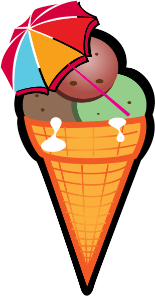 Ice Cream Cone Chocolate Ice Cream - Ice Cream Vector Png (600x600)