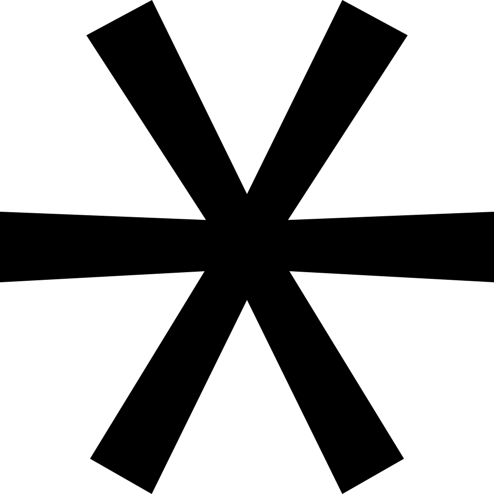 Png File - Asterisk Png (980x980)
