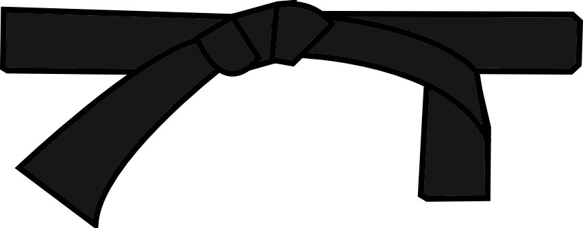 Alan Kessler's Karate Center - Ceinture De Judo Noir (851x333)