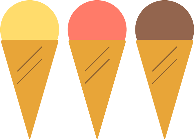 アイス クリーム イラスト 簡単 (700x700)