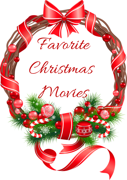 Day 3 Favorite Christmas Movies - Christmas Wreath Clipart Red (424x600)