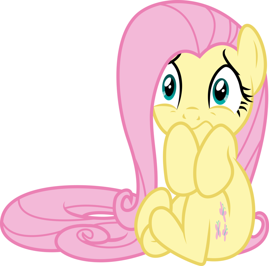 Fluttershy Rainbow Dash Pinkie Pie Pony Applejack - My Little Pony Fluttershy Scared (1024x1012)