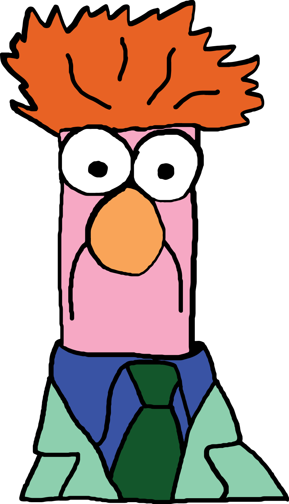 Muppet3d Beaker1 Animal - Muppet3d Beaker1 Animal (948x1650)