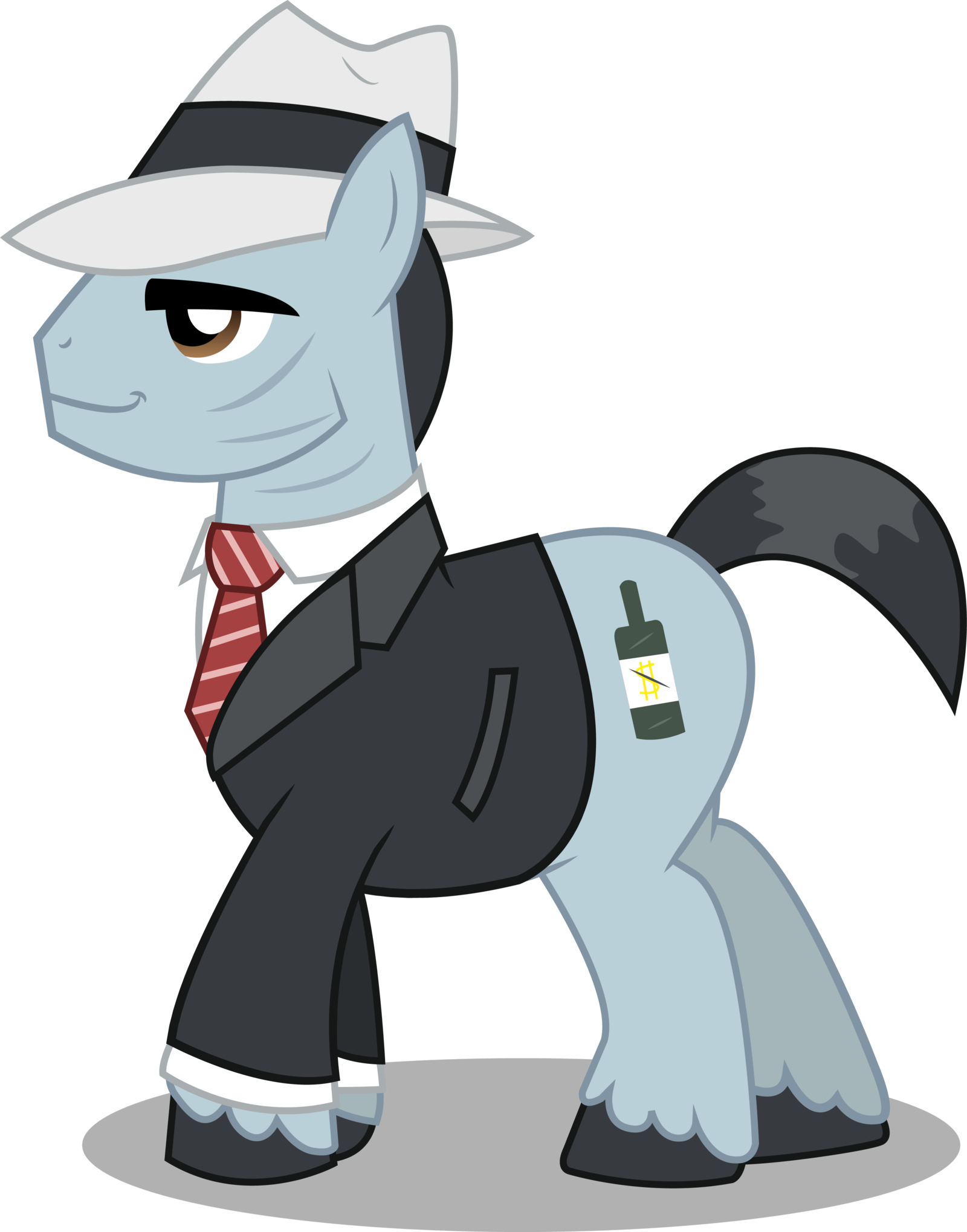 Al Scarface Capony By Koolfrood Al Scarface Capony - Cartoon (1600x2038)