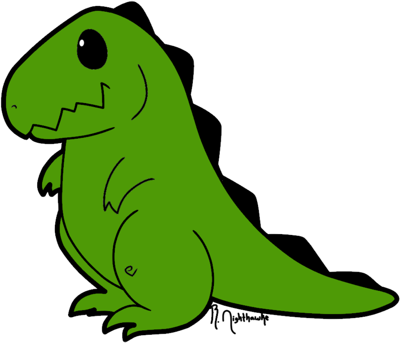 My Dino Chibi By Skyhorse57 On Clipart Library - My Dino Chibi By Skyhorse57 On Clipart Library (900x735)