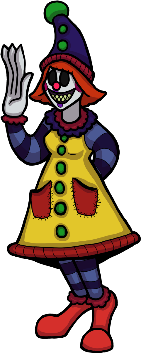 Cookie The Cambion Clown - Cartoon (604x1200)