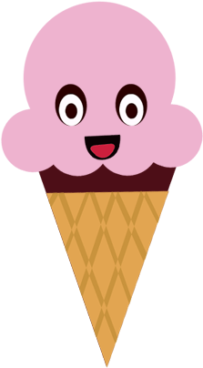 Ice Cream Cone Fruit - Ice Cream Cone (500x500)