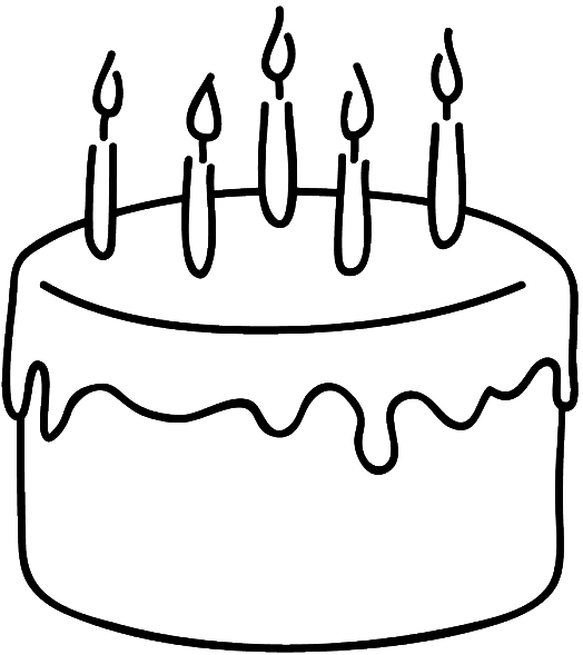 Birthday Cake Drawing Free Download Clip Art Free Clip - Easy Birthday Cake Drawing (700x686)